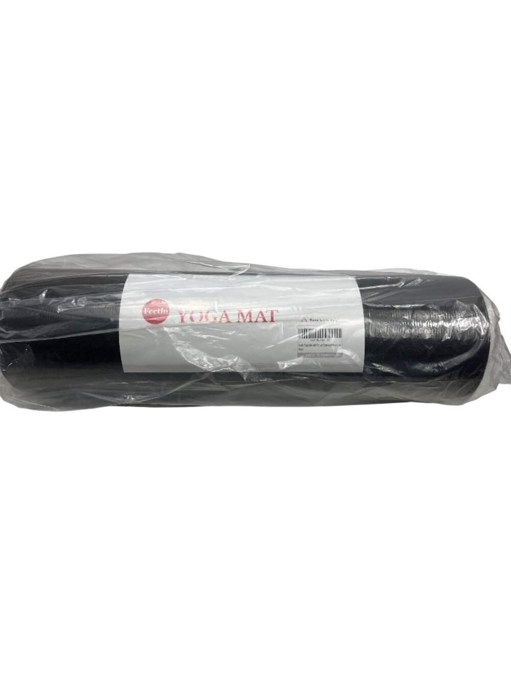 Feelfit Yoga Mat With Strap Black & Gray Non-Slip Eco-Friendly Lightweight C237